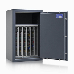 ISS safe4key Schlüsseltresor grau mit 440 Haken, Doppelbartschloss, 50,0 x 42,0 x 80,0 cm, 1 St.