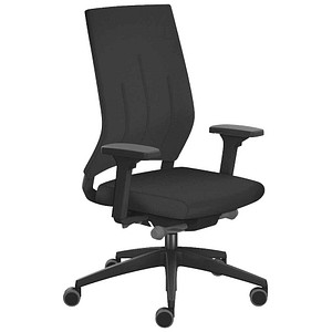 sedus Bürostuhl se:quaterback 2, QB-105/203 Stoff schwarz, Gestell schwarz