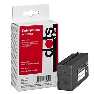 dots  schwarz Druckerpatrone kompatibel zu HP 957XL (L0R40AE)
