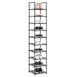 SONGMICS Schuhregal schwarz 33,0 x 33,0 x 173,0 cm, 1 St.