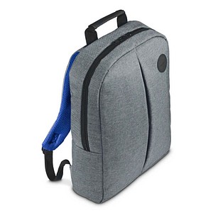 hama Laptop-Rucksack Genua Polyester grau bis 39,6 cm (15,6 Zoll)