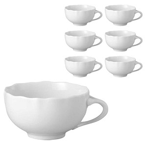 HUTSCHENREUTHER Kaffeetassen Maria Theresia weiß 0,22 l, 6 St.