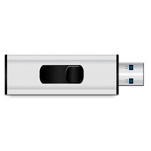 MediaRange USB-Stick schwarz, silber 16 GB, 1 St.