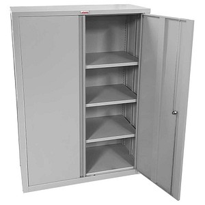 phoenix Stahlschrank SCF1491GGK grau 3 Fachböden 91,5 x 37,0 x 140,0 cm, zerlegt, faltbar, 1 St.