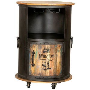 Garden Pleasure Hausbar LUNI, 304066 schwarz 60,0 x 60,0 x 85,0 cm, 1 St.