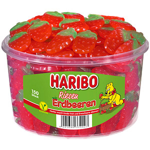HARIBO RIESEN ERDBEEREN Fruchtgummi 150 St./1350,0 g
