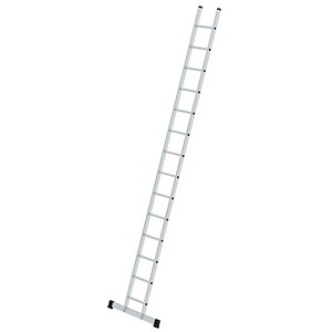 MUNK Anlegeleiter 11414 silber 14 Sprossen, H: 4,20 cm