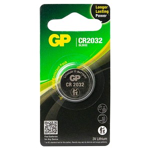 GP Knopfzelle CR2032 Lithium 3,0 V, 1 St.