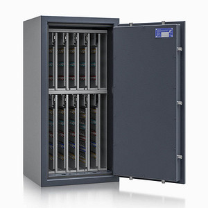 ISS safe4key Schlüsseltresor grau mit 720 Haken, Doppelbartschloss, 50,0 x 42,0 x 100,0 cm, 1 St.