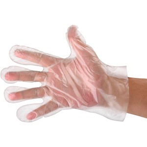 BBE SOLUTIONS unisex Einmalhandschuhe transparent Größe L, 100 St.
