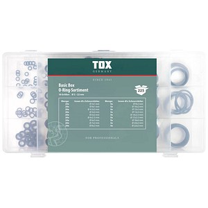 TOX O-Ringe-Sortiment BASIC 225-teilig