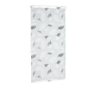 relaxdays Duschrollo Blätter 80,0 x 240,0 cm