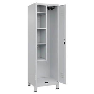 CP Putzmittelschrank Classic Plus 080110-00 S10024 lichtgrau 4 Fachböden 60,0 x 50,0 x 195,0 cm, aufgebaut, 1 St.