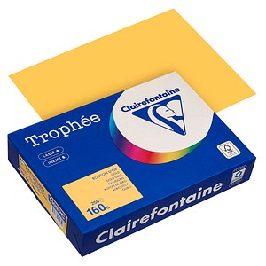 Clairefontaine Kopierpapier Trophée gold gelb DIN A4 160 g/qm 250 Blatt