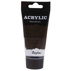 Rayher Acrylic Acrylfarben schwarz 75,0 ml, 1 St.