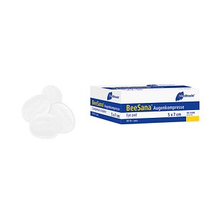 Meditrade® Augenkompressen BeeSana® 4195 weiß 5,6 x 7,2 cm, 50 St.