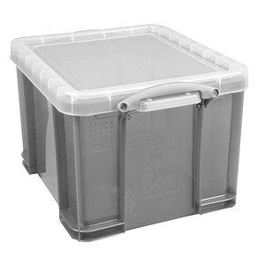 Really Useful Box Aufbewahrungsbox 35,0 l transparent, grau 48,0 x 39,0 x 31,0 cm, 1 St.