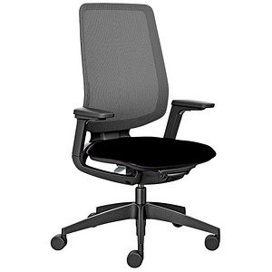 sedus Bürostuhl se:flex membran, EF-122/103 Stoff schwarz, Gestell schwarz