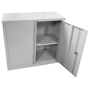 phoenix Stahlschrank SCF0891GGK grau 1 Fachboden 91,5 x 37,0 x 83,0 cm, zerlegt, faltbar, 1 St.