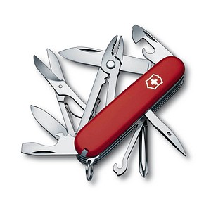 VICTORINOX Schweizer Taschenmesser Deluxe Tinker rot, 1 St.
