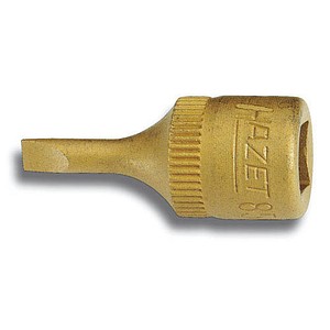 HAZET 1/4 Zoll Schlitz Steckschlüsseleinsatz Größe: 0,6 x 3,5 mm
