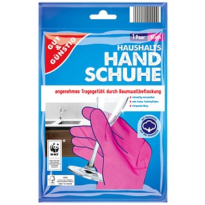 GUT&GÜNSTIG unisex Einmalhandschuhe rosa Größe S, 1 St.