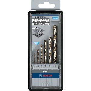 AKTION: BOSCH Metallbohrer-Set PRO Stainless Steel HSS-Co, 6-teilig mit Prämie nach Registrierung