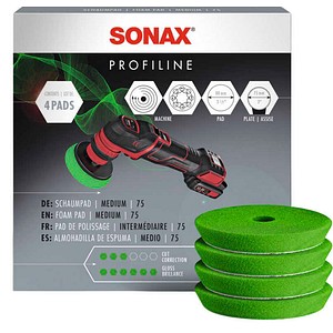 SONAX medium Exzenter-Aufsatz 75,0 mm, 4 St.