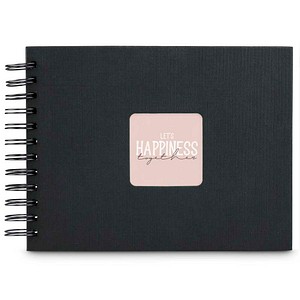 hama Fotoalbum Fine Art neutral 24,0 x 17,0 cm, 50 schwarze Seiten