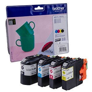 4 brother LC-227XL/LC-225XL schwarz, cyan, magenta, gelb Tintenpatronen 4 brother LC-227XL/LC-225XL schwarz, cyan, magenta, gelb Tintenpatronen