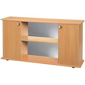 HAMMERBACHER Sideboard Prokura, VSB2T/6/6/SG buche 166,1 x 44,8 x 84,0 cm, 1 St.
