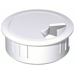 geramöbel Flex Kabeldurchführung 6,0 cm silber