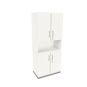 fm Regalschrank Sidney, 4260429769148 weiß 80,0 cm 44,2 cm, 1 St.