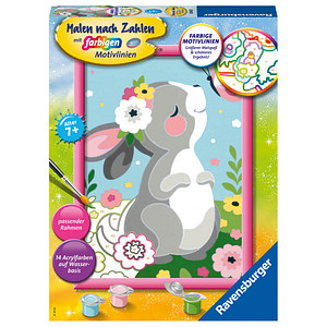 Ravensburger Malen-nach-Zahlen Frühlingsgrüße mehrfarbig