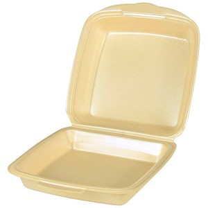 STARPAK Einweg-Menüschalen beige 22,5 x 22,0 cm, 50 St.