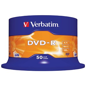 50 verbatim DVD-R 4,7 GB