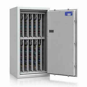 ISS safe4key Schlüsseltresor lichtgrau mit 720 Haken, Elektronikschloss, 50,0 x 42,0 x 100,0 cm, 1 St.