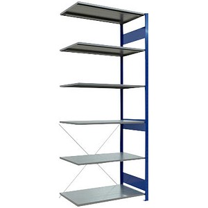 SCHULTE Anbauregal MULTIplus 150 12666-B enzianblau 100,0 x 60,0 x 250,0 cm