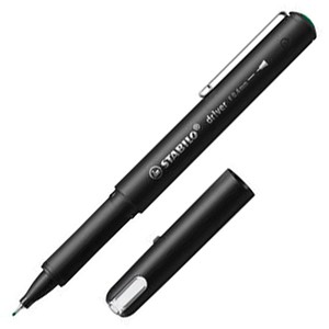 STABILO dr!ver Fineliner grün 0,4 mm, 1 St.