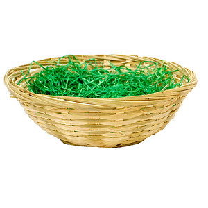 Osterkörbchen mit Ostergras, 1 St.