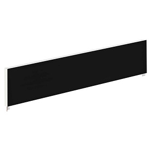 PAPERFLOW Tischtrennwand, schwarz 120,0 x 33,0 cm, 1 St.