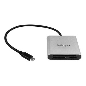 StarTech.com Multi-microSD, SD, MultiMediaCard, Compact Flash-Kartenleser silber