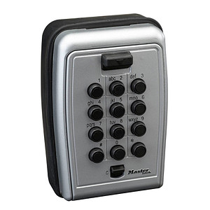Master Lock® 5423EURD Schlüsseltresor grau, Zahlenschloss, 7,9 x 5,2 x 11,7 cm, 1 St.