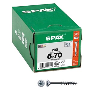 SPAX® Universalschrauben T20 Senkkopf WIROX 1191010500705 5 mm x 70 mm, 200 St.