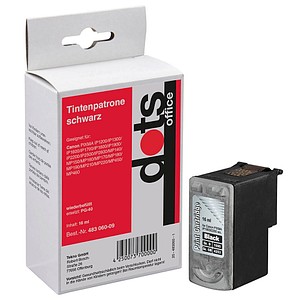 dots  schwarz Druckerpatrone kompatibel zu Canon PG-40
