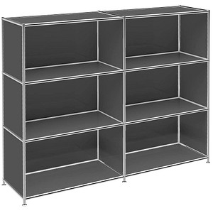 viasit Aktenregal System4 anthrazit 152,9 x 40,4 x 118,2 cm, 1 St.