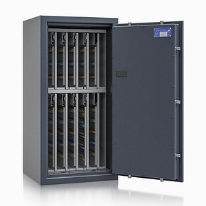 ISS safe4key Schlüsseltresor grau mit 720 Haken, Elektronikschloss, 50,0 x 42,0 x 100,0 cm, 1 St.