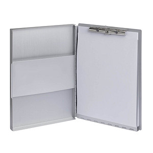 MAUL Klemmbrett MAULassist mit Aufbewahrungsfach 2354608 DIN A4 silber Aluminium, 1 St.