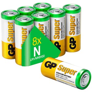 GP Batterien SUPER Alkali-Mangan Lady N 1,5 V, 8 St.