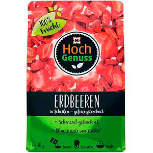 HochGenuss ERDBEEREN Trockenfrüchte 30,0 g, 1 Pack